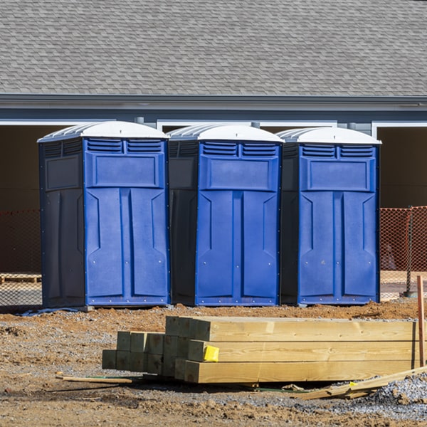 is there a specific order in which to place multiple portable toilets in Brentwood MD